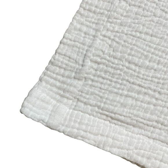 JOIE Cotton Textured Wide Leg Pants White Size Large - Picture 3 of 7